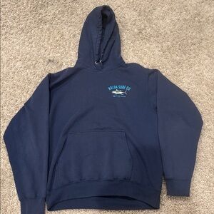 Navy Blue Hoodie with Logo